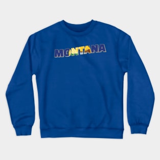 Montana vintage style retro souvenir Crewneck Sweatshirt